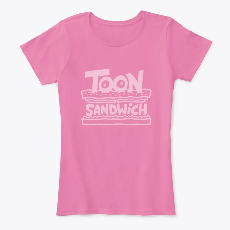 Toon Sandwich Logo - White