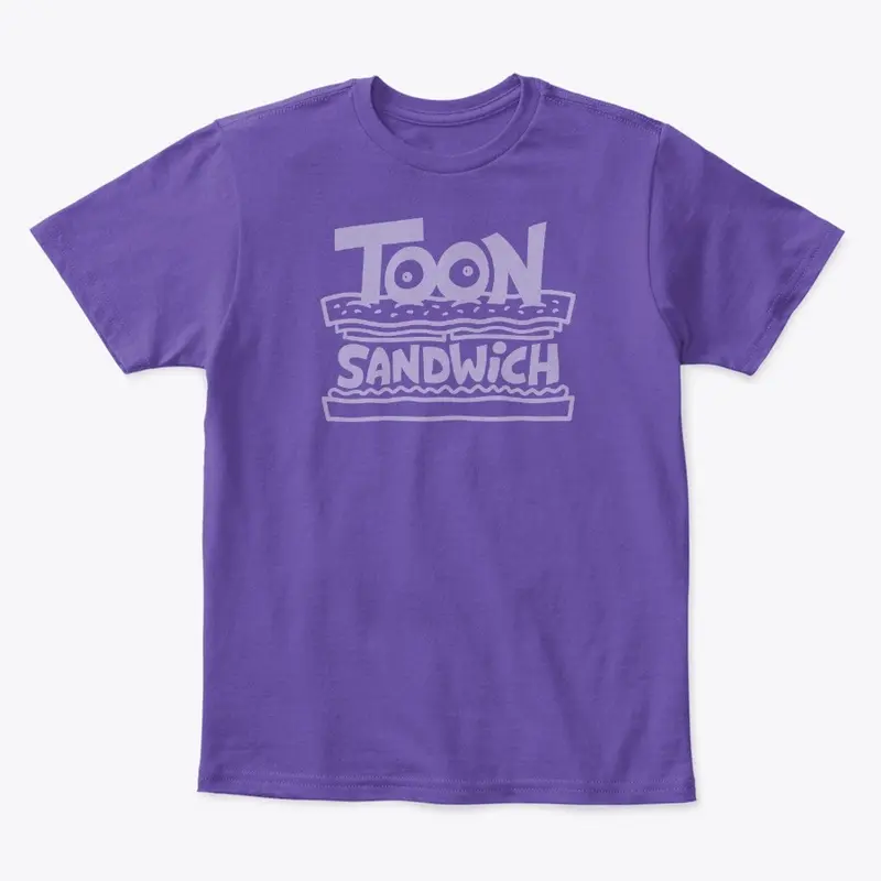 Toon Sandwich Logo - White