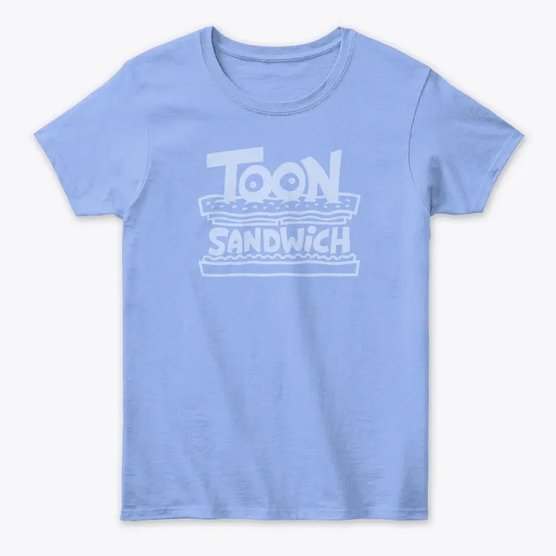 Toon Sandwich Logo - White