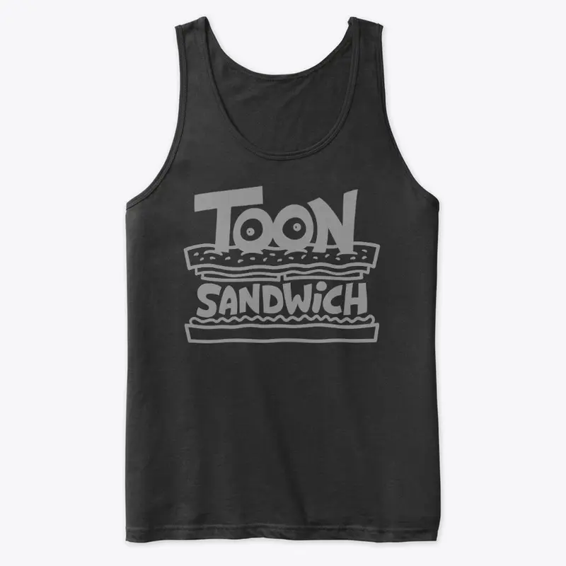 Toon Sandwich Logo - White